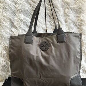Tory Burch Gray Tote Bag